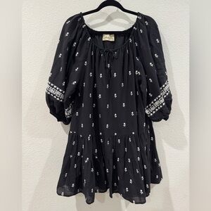 Cleobella Black and White Mini Dress